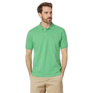 Lacoste Men's Short Sleeved Ribbed Collar Shirt, Peppermint Green, 3X-Large